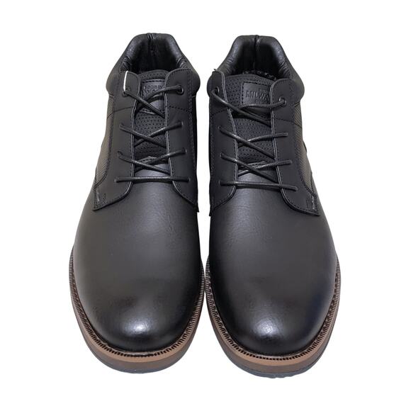 Nunn Bush Men Circuit DC Plain Toe Chukka Boots Size US 8.5M Black Faux Leather - Picture 4 of 6